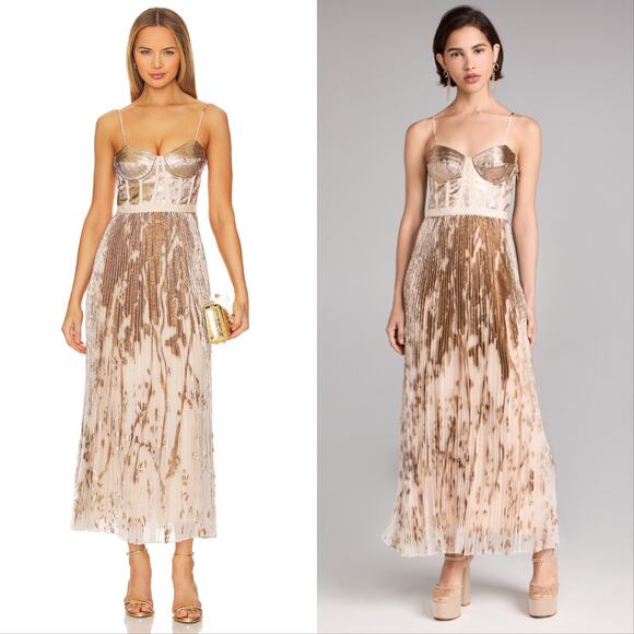 New Jonathan Simkhai Brielle Bustier Gown - Picture 1 of 7